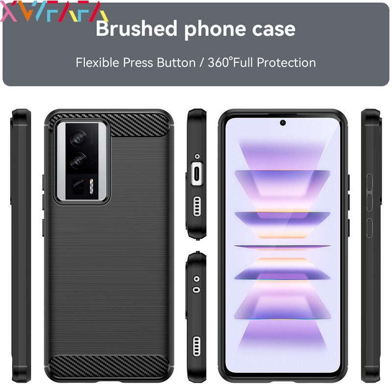 Ốp Điện Thoại Dẻo Sợi Carbon Cho Redmi K60 K60Pro K50 K50Pro K40 K40S K40Pro K30 K20 Pro