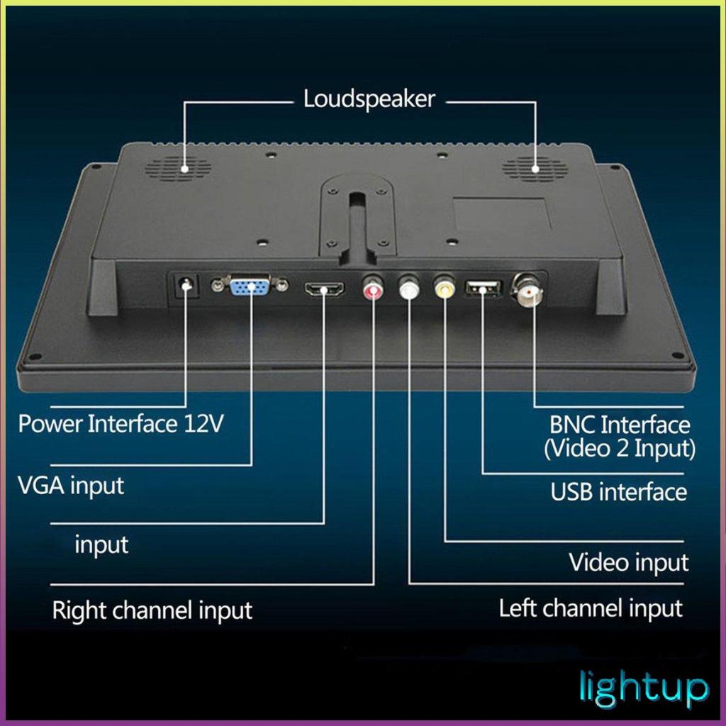 Màn hình độ nét cao LCD tương thích Hdmi 10 inch cho Xbox Switch