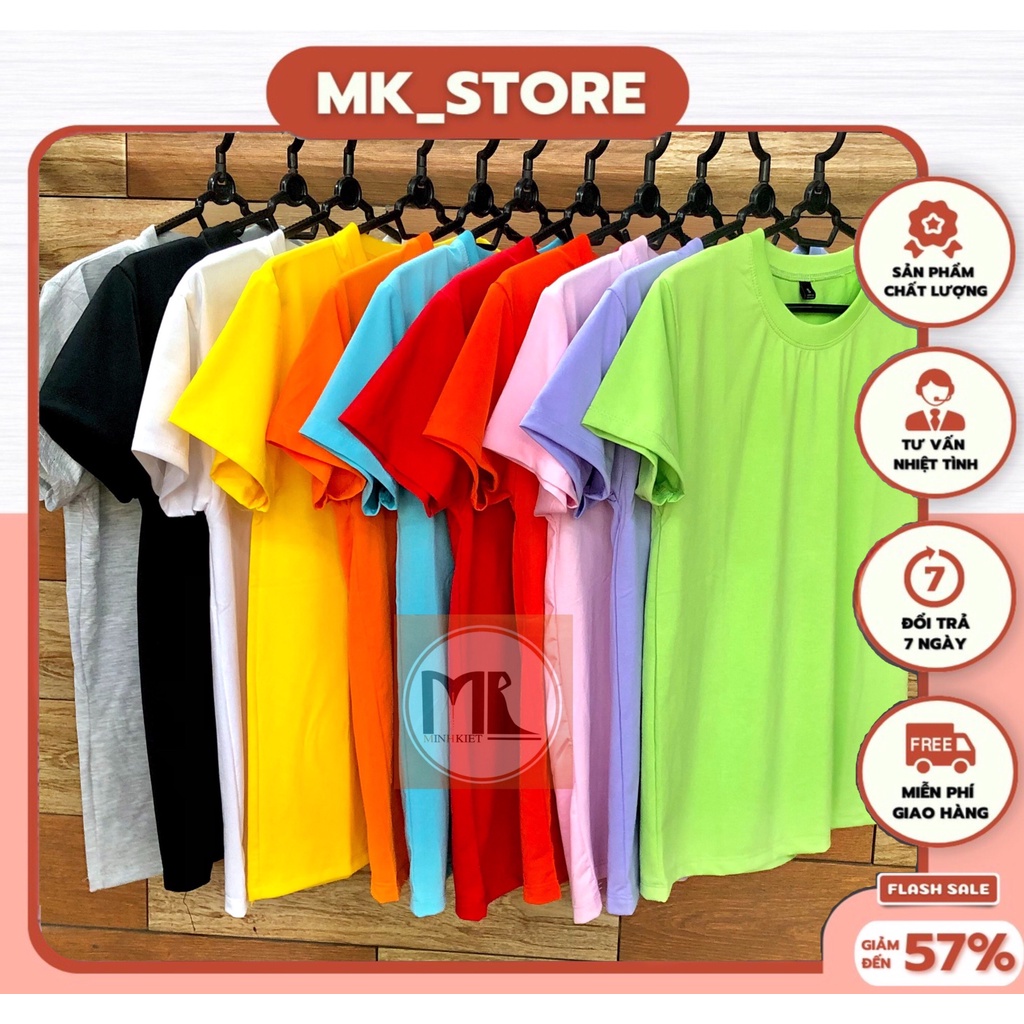Áo thun nhóm unisex (MK) áo thun tay ngắn nhiều màu Hot nhất mùa hè ,áo cotton giá rẻ, Vải mềm,thoáng mát (TT02)