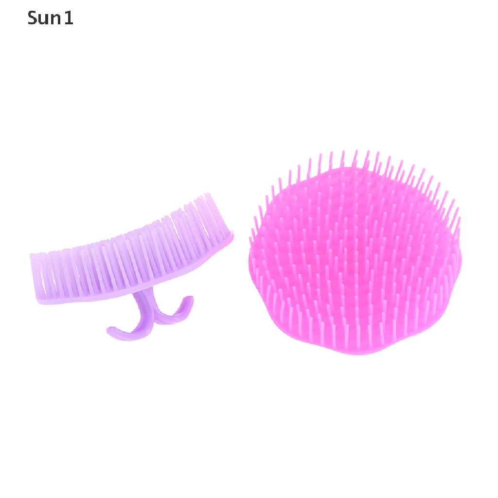 1 Bàn Chải Massage Da Đầu Cầm Tay Tiện Lợi