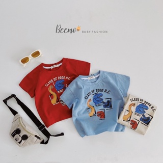 Áo phông khủng long cho bé trai Beemo,Chất liệu cotton mềm mịn