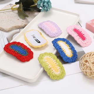 Kẹp Tóc Đan Len Dễ Thương Cho Bé Gái