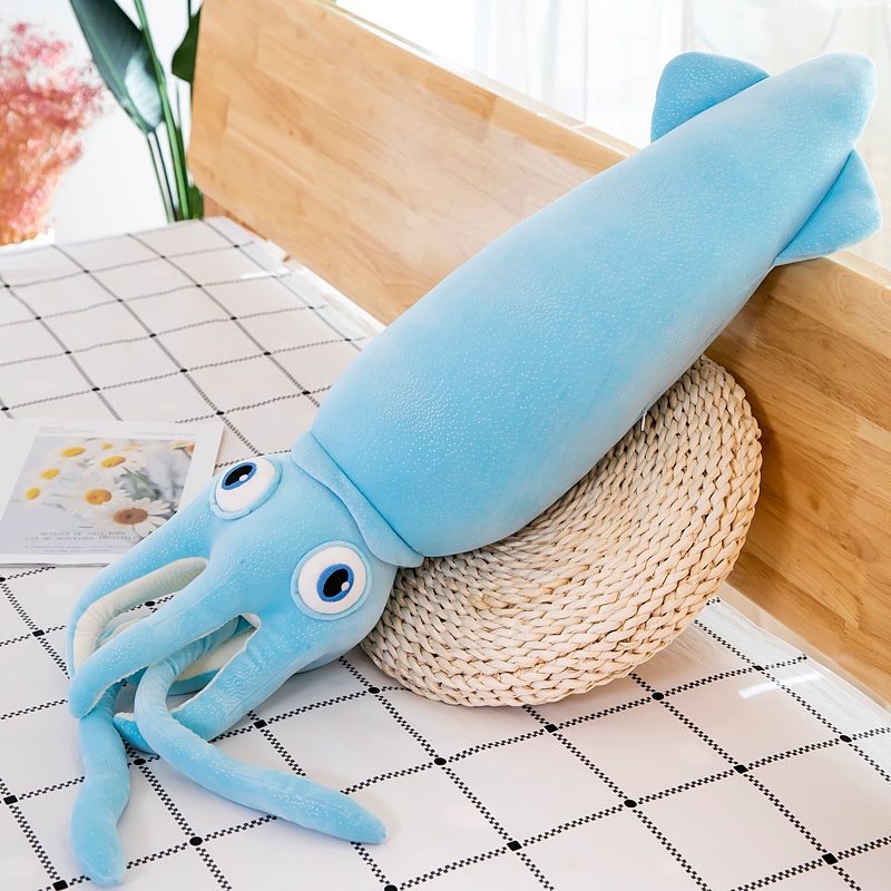 Gối Ôm Nhồi Bông Hình Bạch Tuộc Dễ Thương 80-110CM