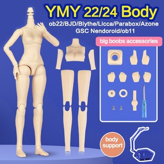Ymy22 bjd cơ thể búp bê thích ứng blythe ymy24 búp bê gsc licca obitsu24 body ob22 búp bê 1 / 6bjd búp bê obitsu22 ob24