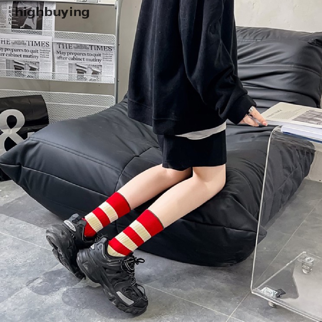 Vớ Cotton Dài Thoáng Khí Thêu Họa Tiết Dễ Thương Phong Cách Hàn Quốc Cho Nữ