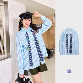 Áo sơ mi cavat irisboutique-is2351593/ blue taste shirt