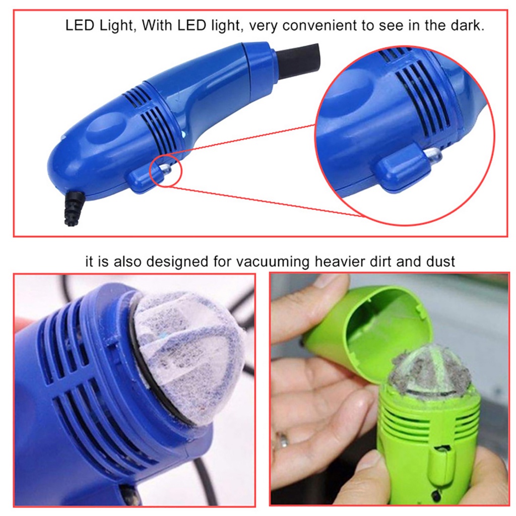 Máy Hút Bụi Bàn Phím Máy Tính Hình Hoa Hướng Dương 6 Màu USB Tiện Lợi