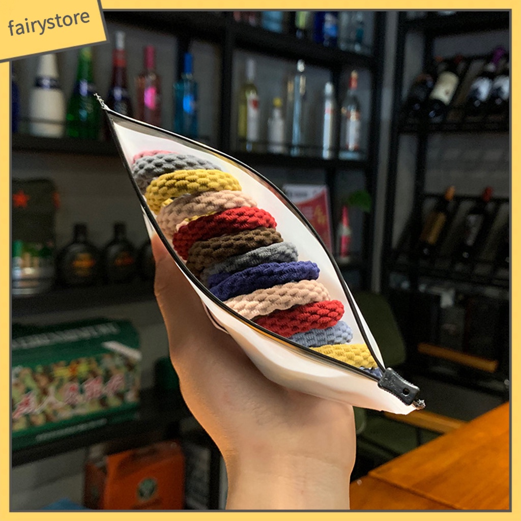 Set 5 Dây Cột Tóc Co Giãn Mini Đơn Giản Cho Nữ [Fairy1]