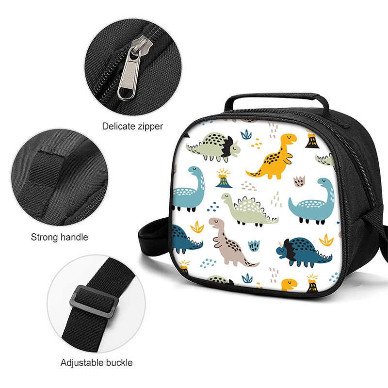 Blackpink Túi Đựng Hộp Cơm Trưa Cách Nhiệt In Hình Hoạt Hình Cho Bé