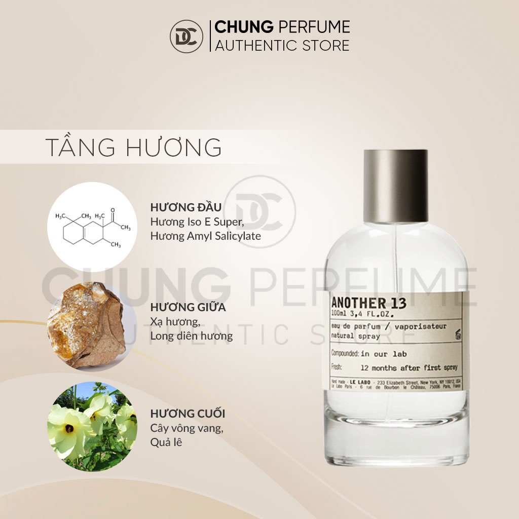 Nước hoa Unisex Le Labo Another 13 mẫu thử 2ml 5ml 10ml