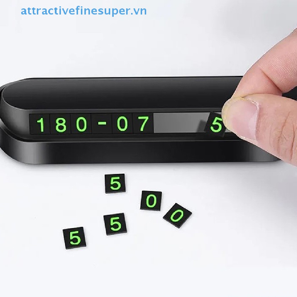 Thẻ Đậu Xe Tạm Thời Ghi Số Điện Thoại 13x2.5cm