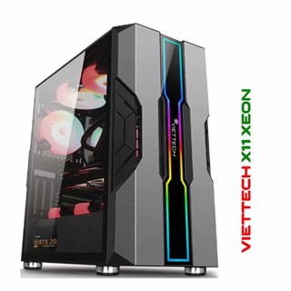 Vỏ case ( Vỏ máy tính ) Xeon Viettech X11 lắp Main E-ATX 2 CPU ( no fan)