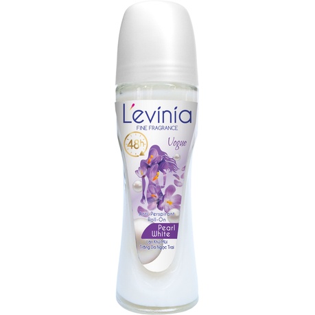 Lăn khử mùi lăn nách Levinia trắng da ngừa thâm không gây vàng ố áo 70g