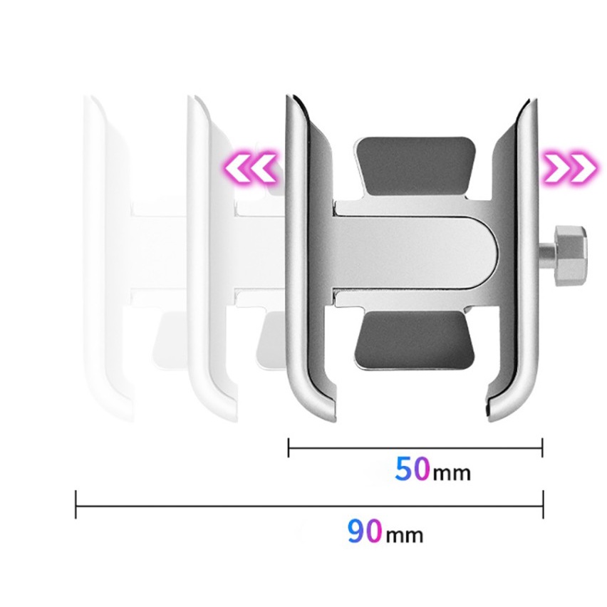 Giá Đỡ Điện Thoại Bằng Hợp Kim Nhôm Gắn Xe Đạp Suzuki Raider R150 / Fi / Carb / J