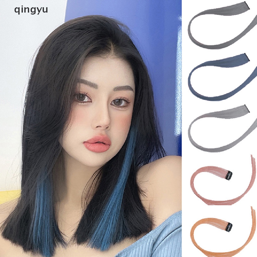 Kẹp Tóc Giả Nối Dài Thẳng Dài 60cm Có Kẹp