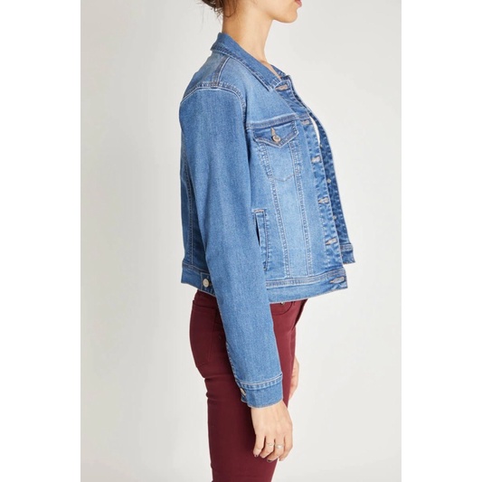 Áo khoác jeans co giản xuất dư xịn