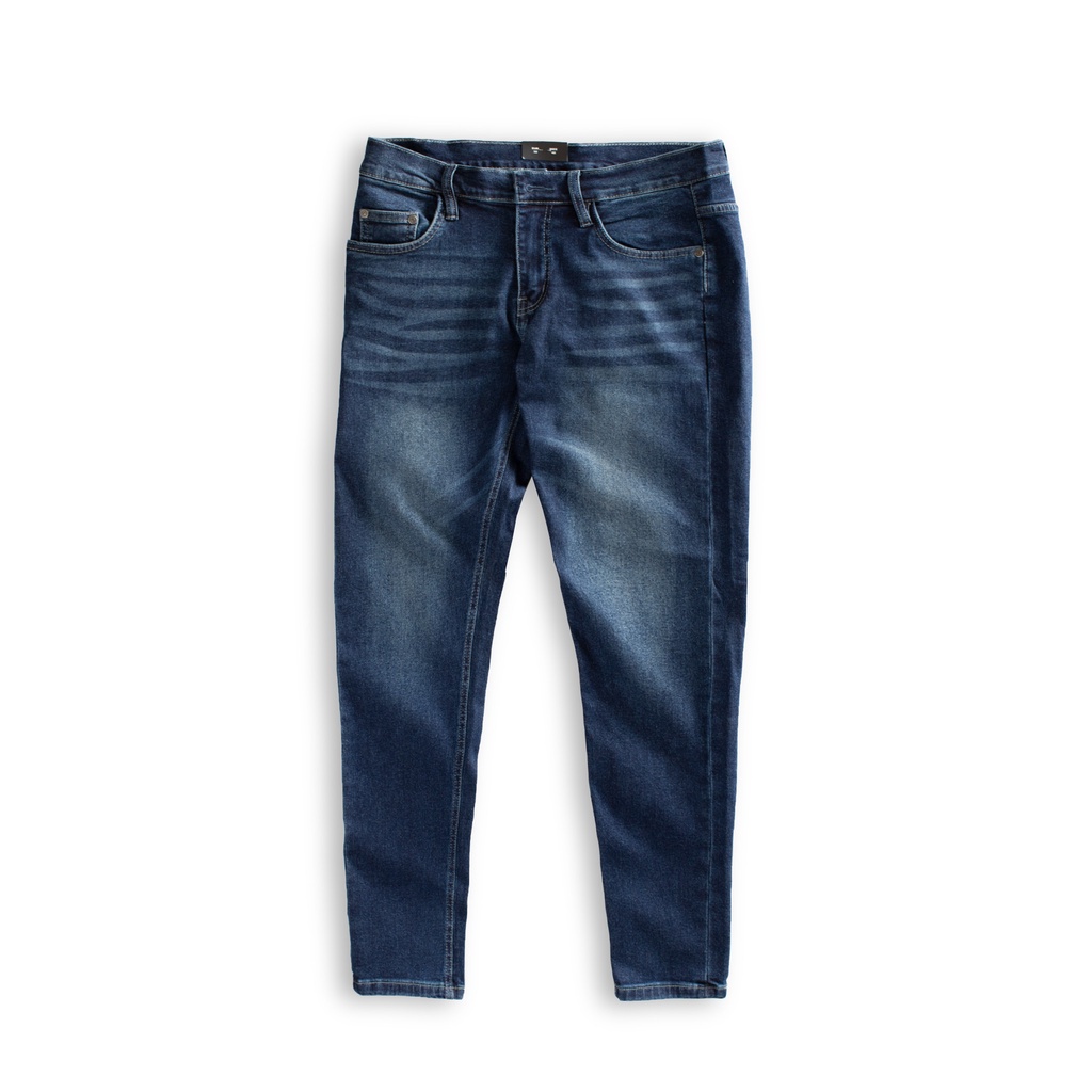 Quần Jean nam dài trơn LADOS-14064, Slimfit, tôn dáng, co giãn tốt