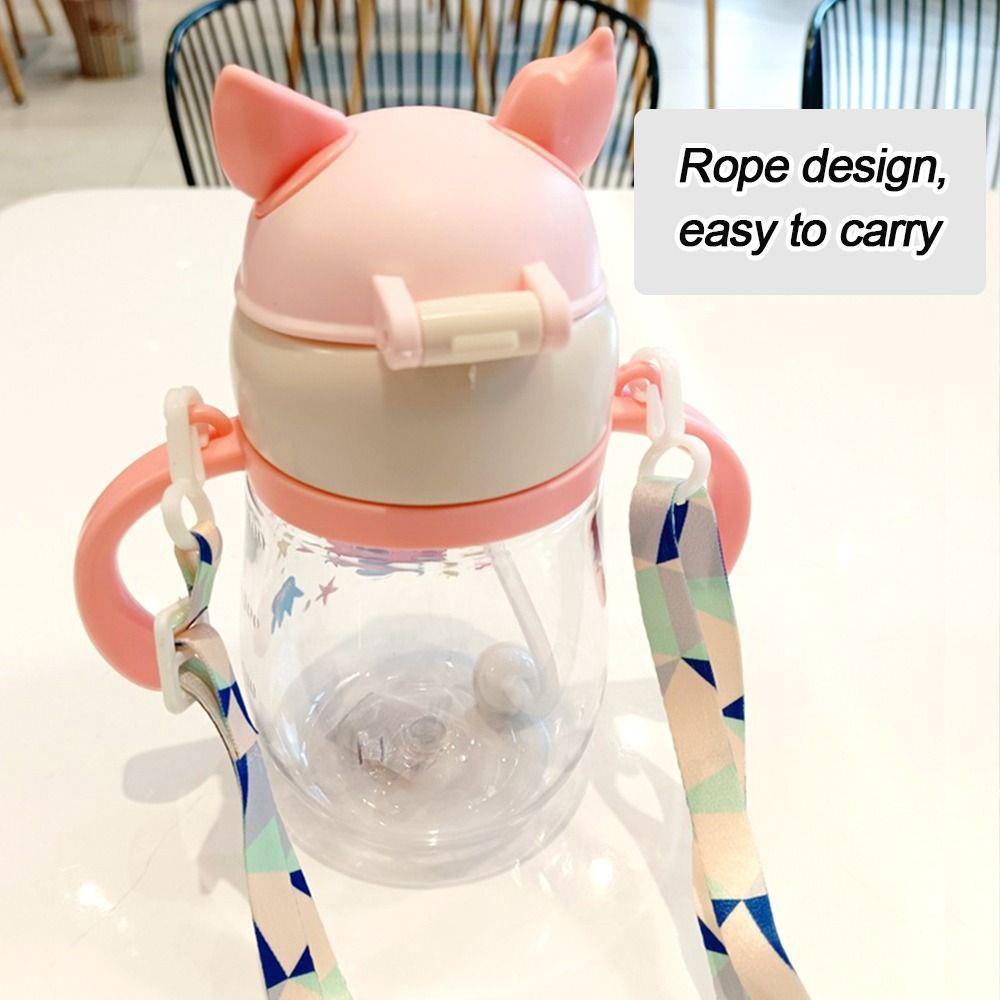 Bình Nước In Hình Động Vật Hoạt Hình Dễ Mang Theo