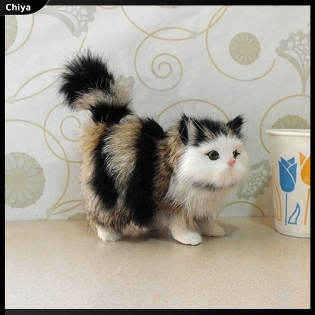 Mèo Mô Phỏng Dễ Thương Dùng Trang Trí Nhà Cửa / Xe Hơi