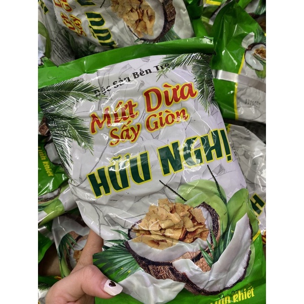 300g Mứt Dừa Sấy Khô Giòn Hữu Nghị