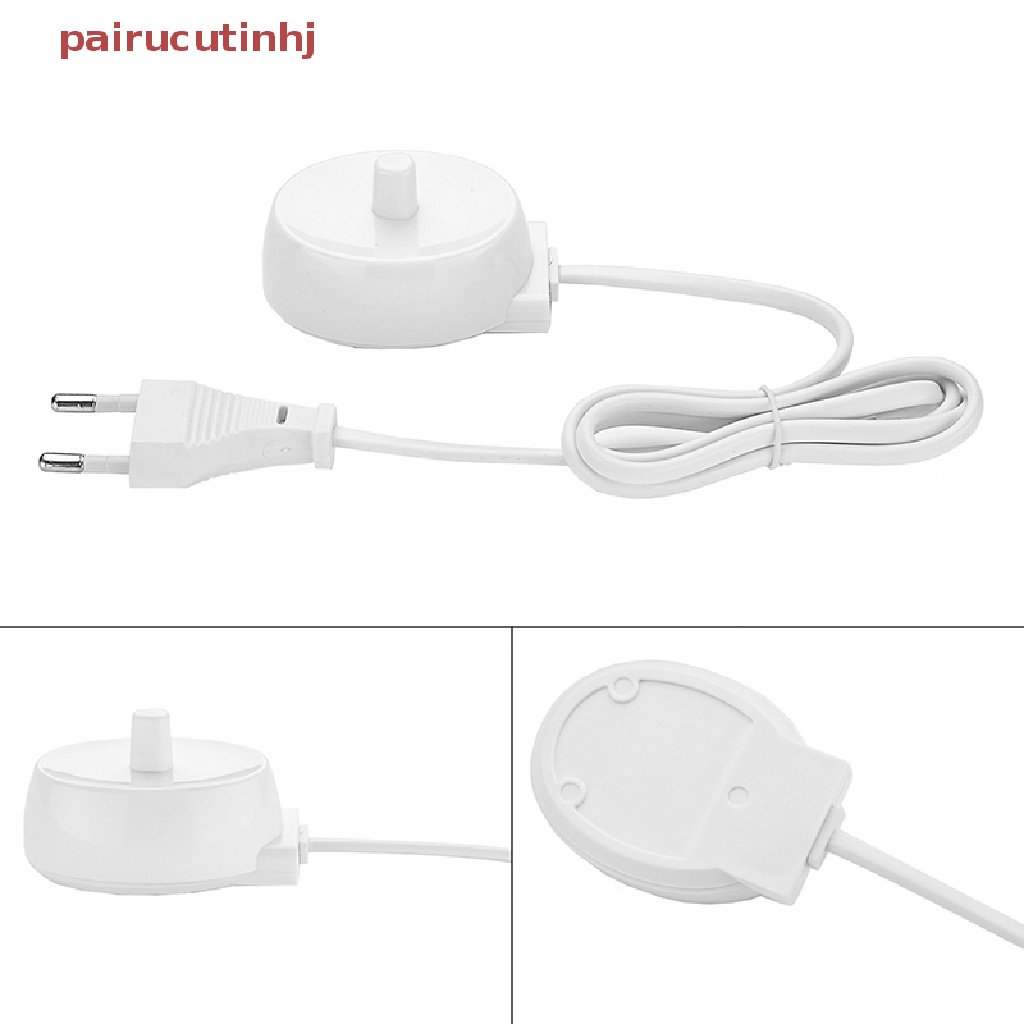 Đế Sạc Bàn Chải Đánh Răng Điện Phích Cắm EU Thay Thế Cho Braun Oral B D12 D20