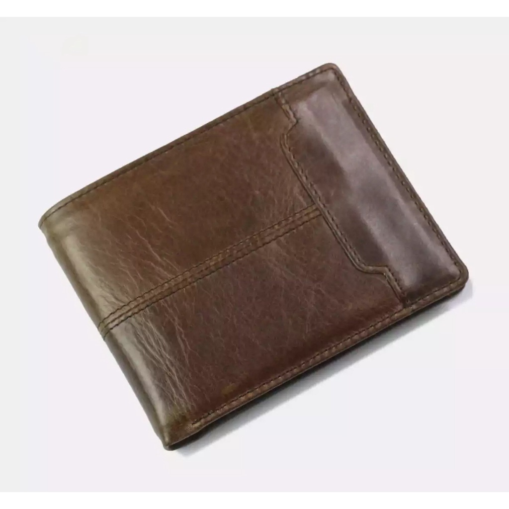 Ví/Bóp ngang nam da bò pullup cao cấp VN68.Bảo hành 12 tháng