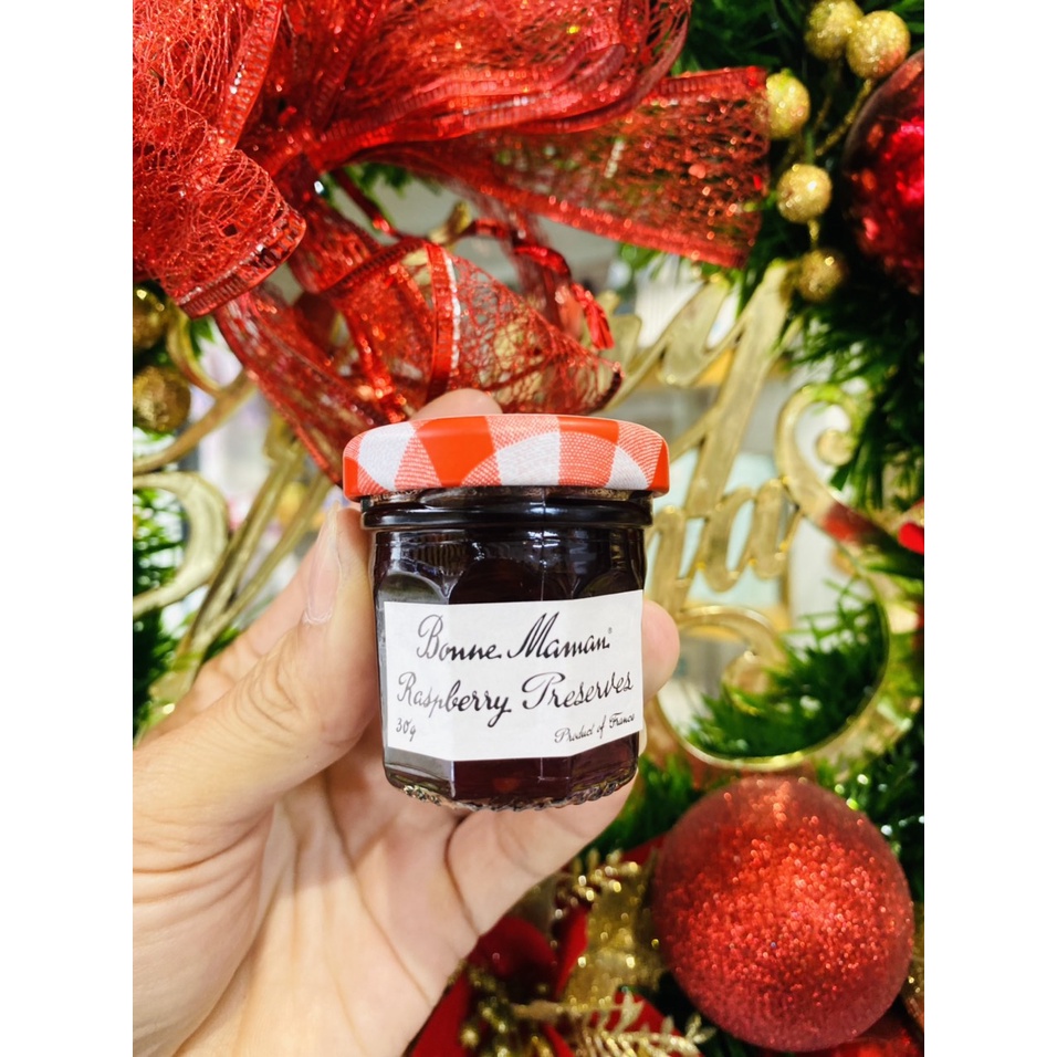 Mứt hoa quả BONNE MAMAN  30g : mứt dâu tây /  mứt phúc bồn tử / mứt mơ / mứt cam/ mứt anh đào