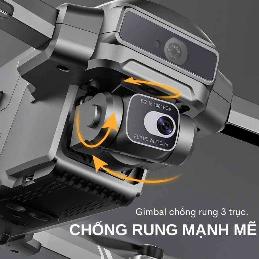 Flycam SJRC F22S 4K Pro mới nhất - Thiết bị bay chống rung 3 trục cùng cảm biến va chạm, bay tối đa 3,5km thời gian 35p | BigBuy360 - bigbuy360.vn