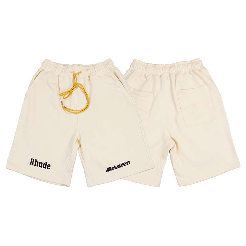Quần Short Thể Thao RHUDE x Mclaren co-branded HJFREBCRI Dáng Rộng Họa Tiết Thêu Cao Cấp Thời Trang Dành Cho Mùa Hè