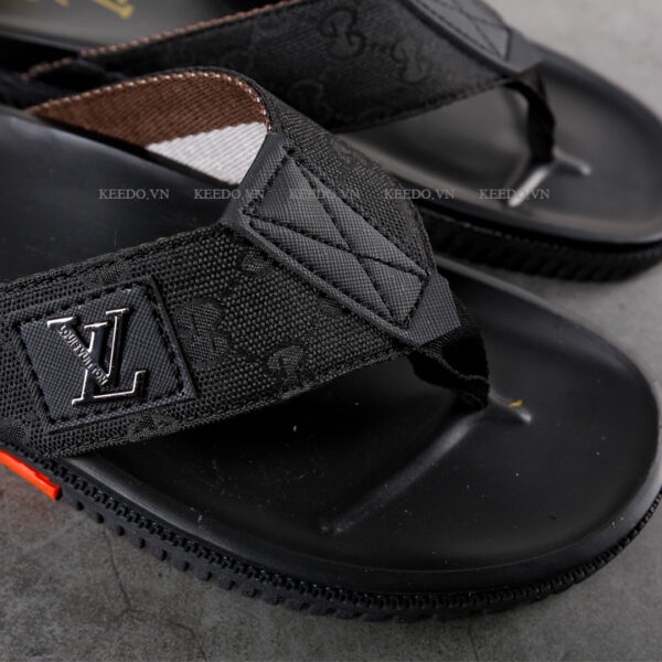 Dép kẹp nam LV cao cấp chất lượng, dép nam lv