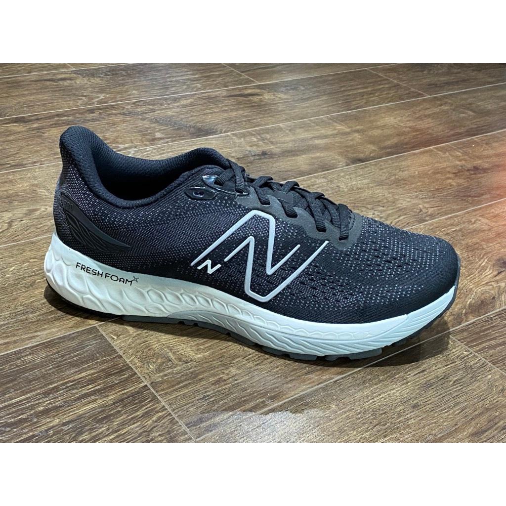Giày thể thao nam chạy bộ vải lưới thoáng khí đế đệm êm, giày nam màu đen logo phát sáng, giày new balance Tacos
