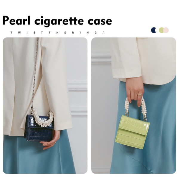 Túi Xách Đeo Chéo Giả Da Cá Sấu Thời Trang Hàn Cho Nữ