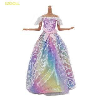 1 Đầm Cưới Cho Búp Bê 30cm