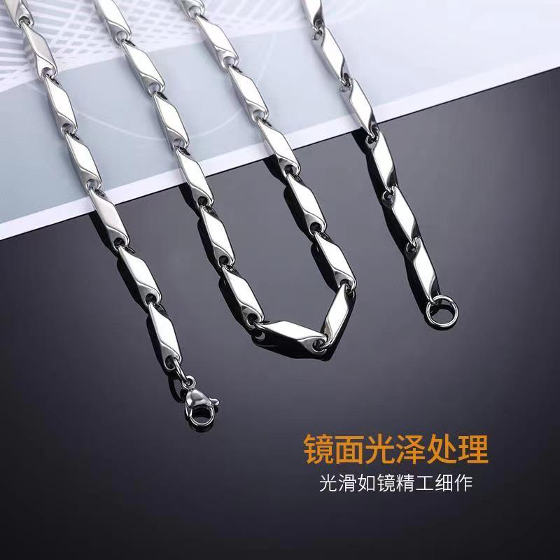 Vòng cổ Thép Titan Không Phai Màu Phong Cách Hip Hop Cho Nam Và Nữ