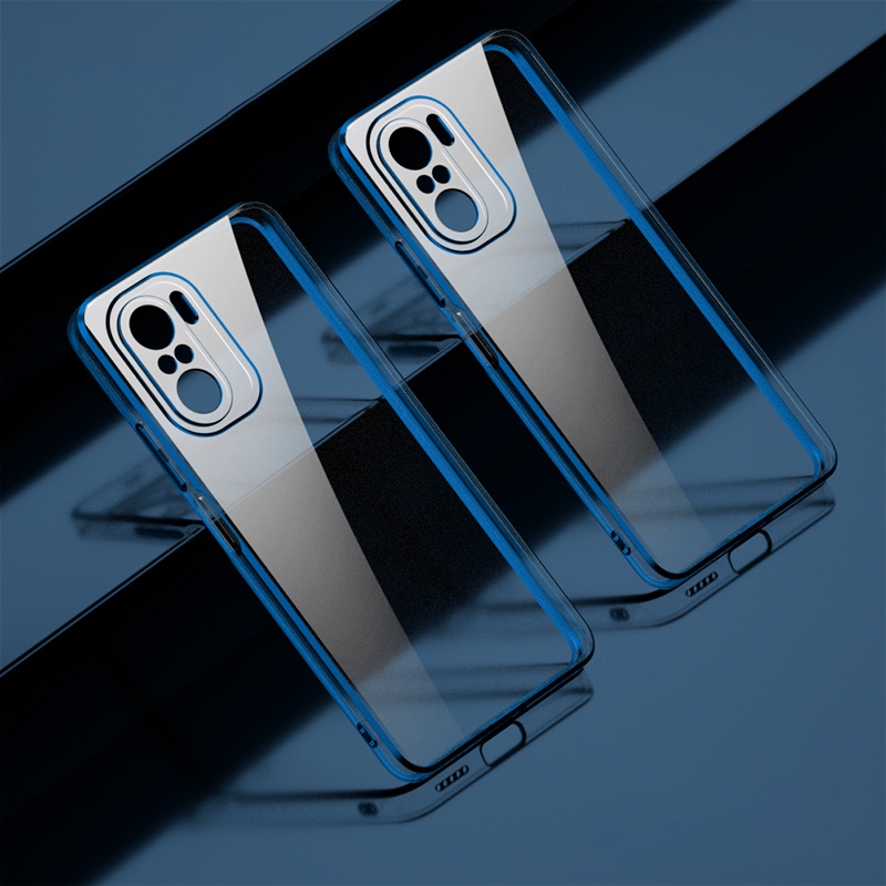 Ốp Điện Thoại Silicon Dẻo Tráng Gương Trong Suốt Sang Trọng Cho Redmi Note 11 11s 10s 10 9 8 Pro Max 4G 5G 9A 9C 10A