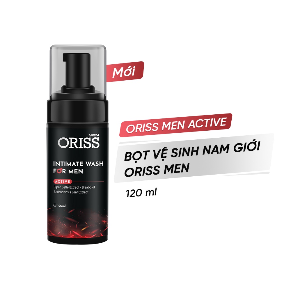 Dung Dịch Vệ Sinh Chuyên Biệt Cho Nam Dạng Bọt Oriss Intimate Wash For Men - 120ml/chai - EZ Pharmacy