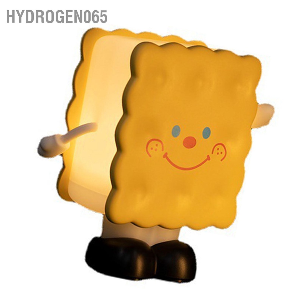 Hydrogen065 Đèn Ngủ Để Bàn LED Thiết Kế Bánh Quy Sạc USB Trang Trí Nhà Cửa Cho Văn Phòng