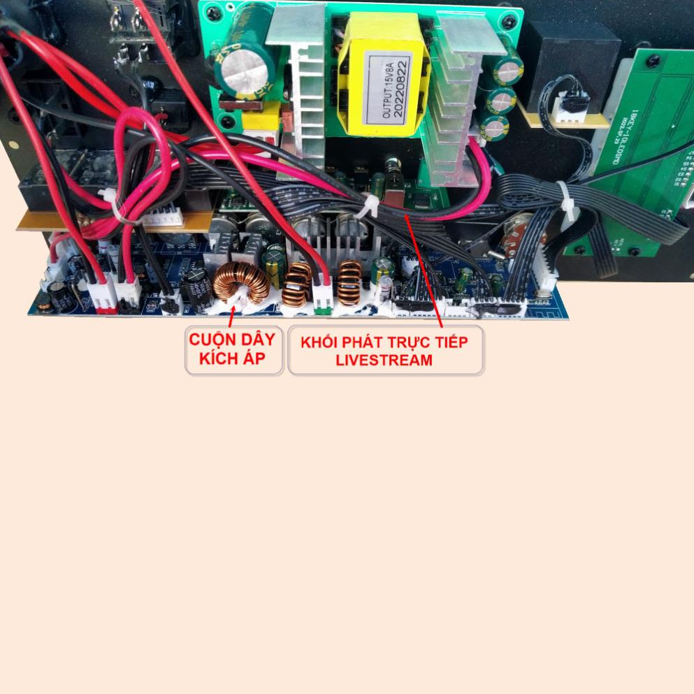 Mạch loa kéo LIVESTREAM DSP REVERB – ECHO CHỐNG HÚ IC CS8683H 180W – 350W, Loa kéo 4 – 5 tấc đơn hoặc 4 – 3 tấc đôi