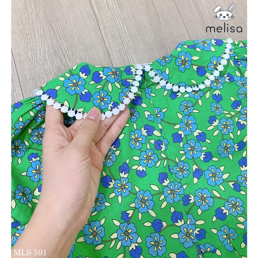 Đầm Melisa xanh hoa