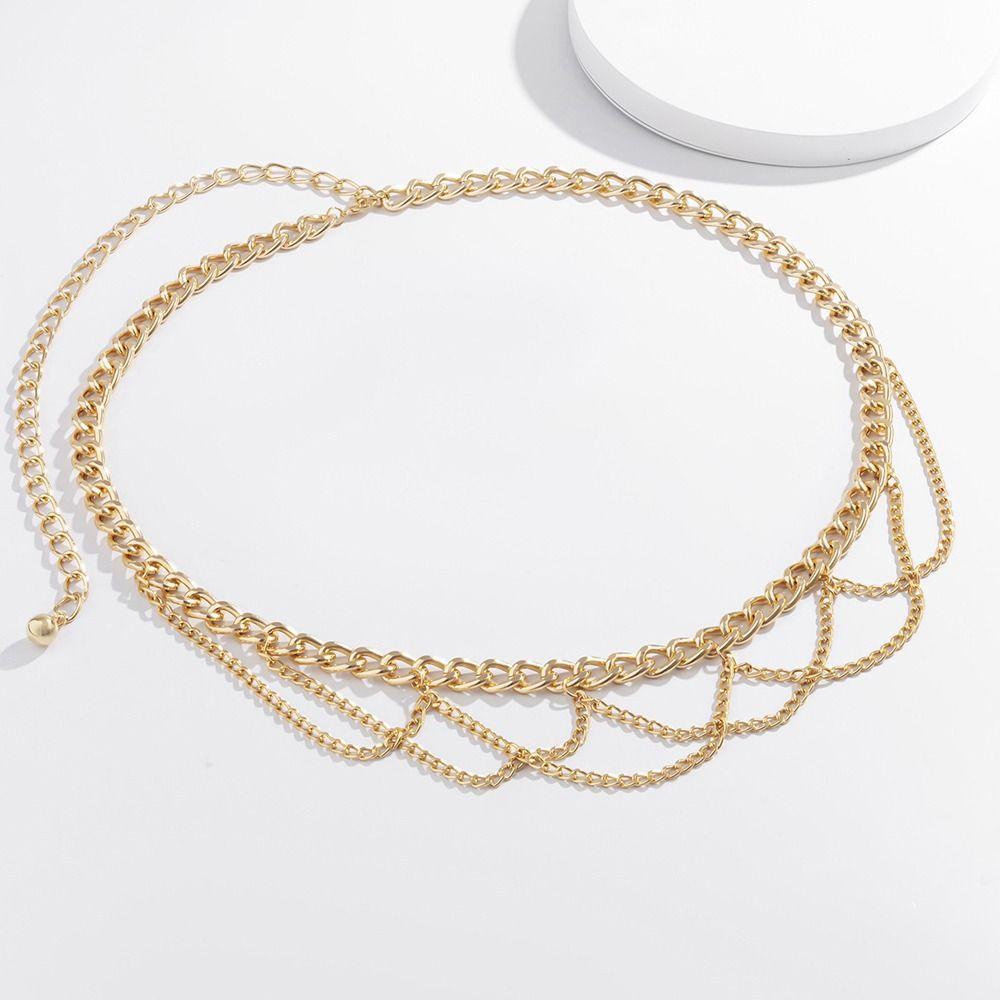 Dây Thắt Lưng Nhiều Lớp Phong Cách Vintage Ngọt Ngào Cho Nữ