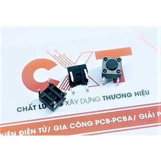 Nút nhấn 4 chân 6x6x4.3mm, nút nhấn 6x6