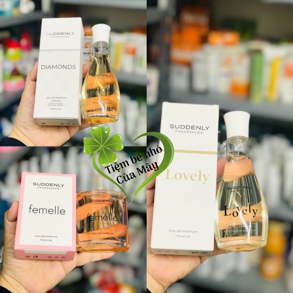 Nước Hoa Nữ Suddenly Fragrances Eau de Parfum 75ml