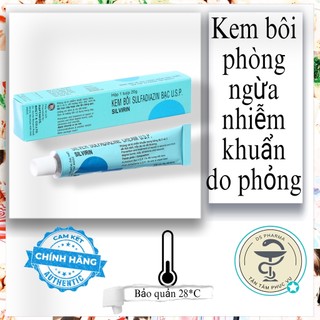 Kem bôi Silvirin Raptakos phòng ngừa, nhiễm khuẩn do phỏng