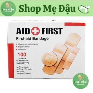 Hộp băng dán cá nhân 100 miếng