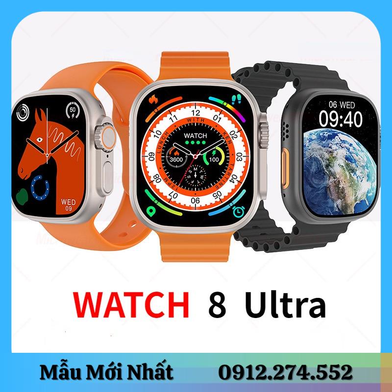 Đồng Hồ Thông Minh 2023 8 Ultra Series Với Màn Hình HD 1.99 Inch Kết Nối Bluetooth Không Dây Cho Nam Nữ