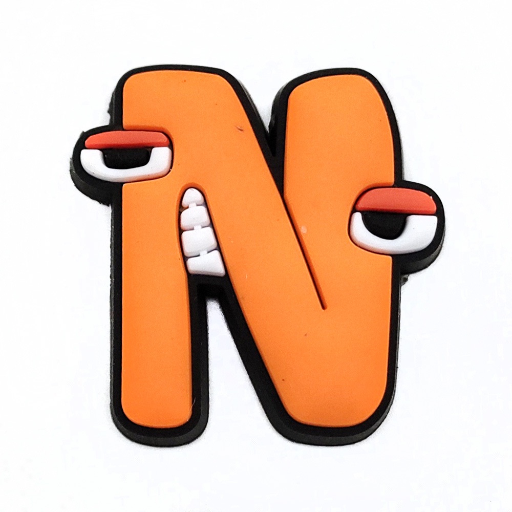 Phụ kiện chữ A-Z Kiện Trang Trí Dép Crocs Hình Chữ Cái Jibbitz Hoạt Hình Dễ Thương Có Khóa Cài Trang Trí Quà Tặng Cho Trẻ Em shoe charms