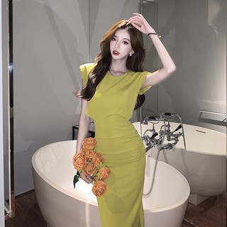 Đầm Nữ Dáng Dài Xẻ Tà Thời Trang Thanh Lịch