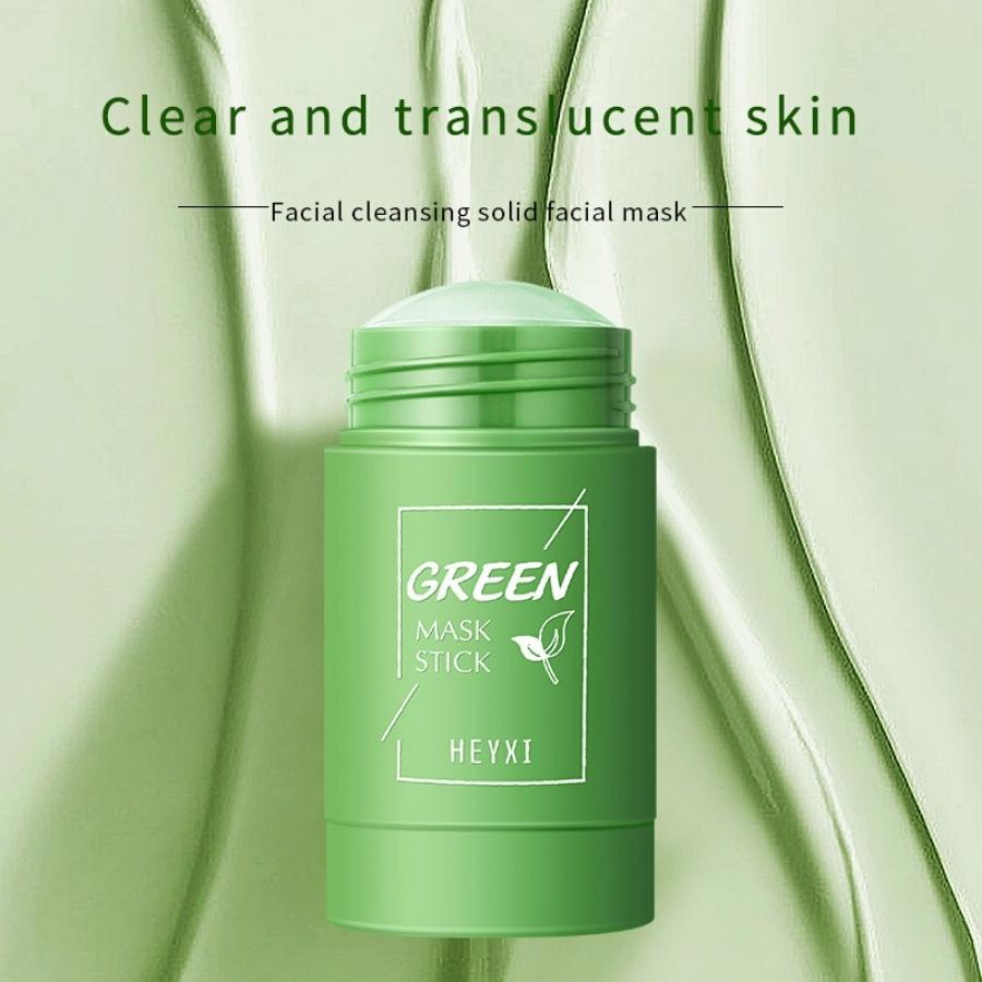 Mặt Nạ Kiềm Dầu Trắng Da Green Tea Mask Stick Mặt Nạ Trà Xanh Giảm Mụn Đầu Đen Hiệu Quả Rửa Sạch Sâu Lỗ Chân Lông