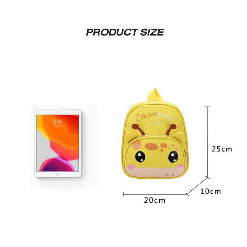 Ba Lô Đi Học Cỡ Lớn Siêu Nhẹ Thoáng Khí Chống Thất Lạc Họa Tiết Hoạt Hình Dễ Thương Cho Bé Mẫu Giáo