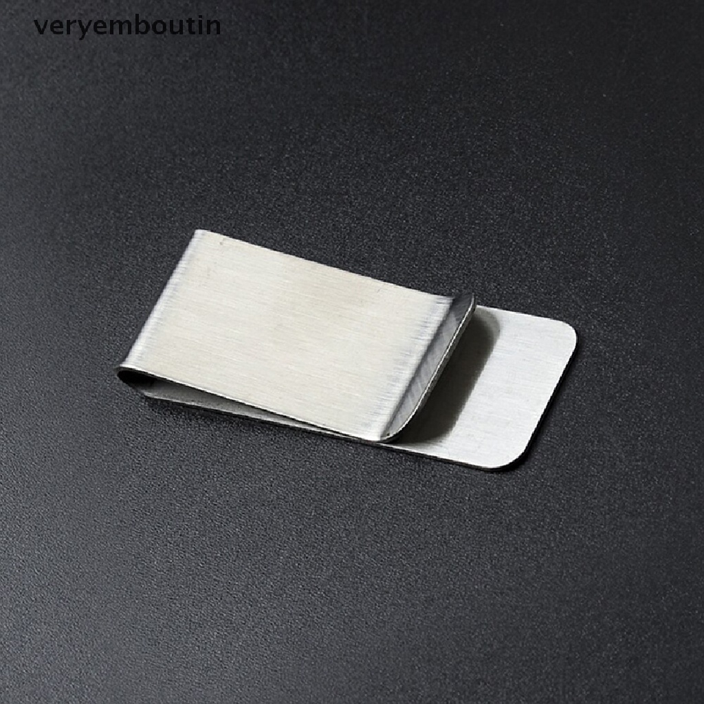 Kẹp Tiền Bằng Thép Không Gỉ Cao Cấp Kiểu Dáng Đơn Giản Thời Trang Dành Cho Cả Nam Và Nữ